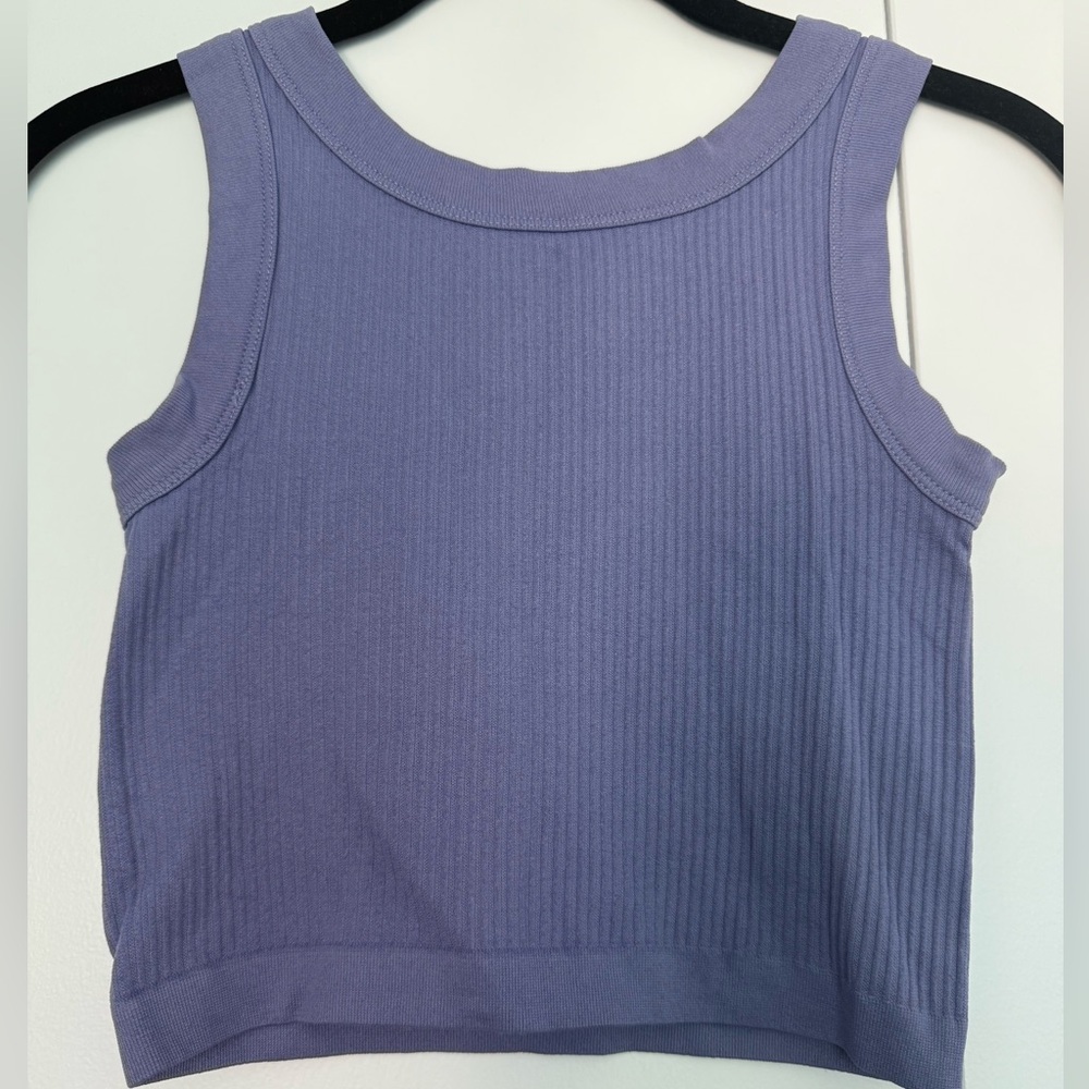 Urban Outfitters Lavender Ribbed Tank Top - Picture 3 of 4